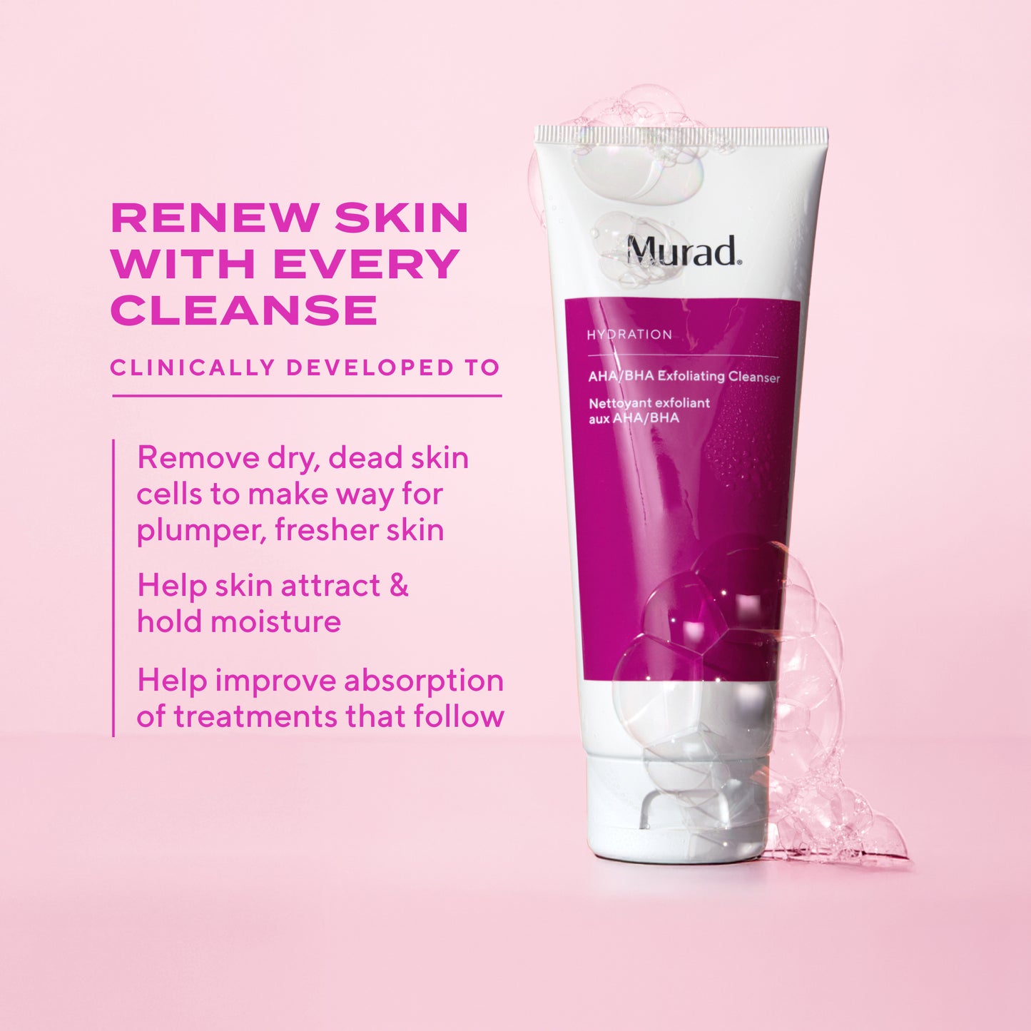 Murad AHA/BHA Exfoliating Cleanser (148ml)