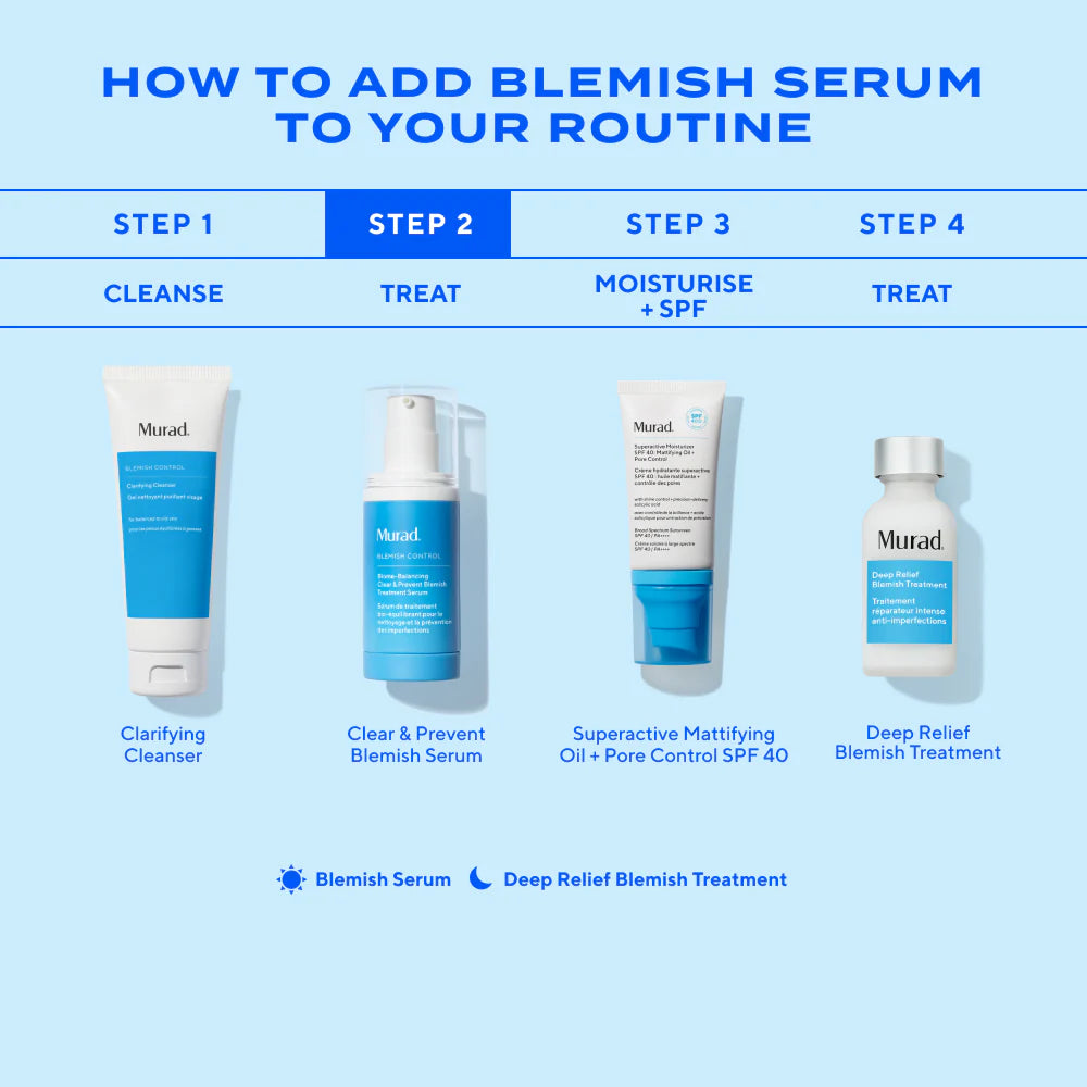 Murad Blemish Control Biome-Balancing Clear & Prevent Blemish Treatment Serum (30ml)