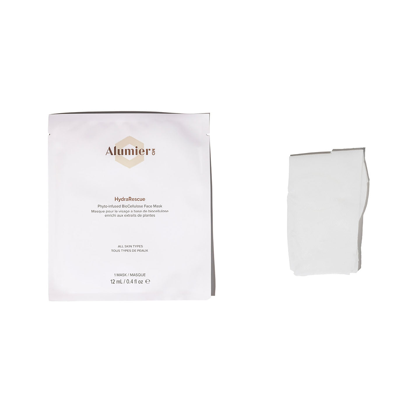 Alumier HYDRARESCUE BIOCELLULOSE FACE MASK (4-PACK) (4x12g)