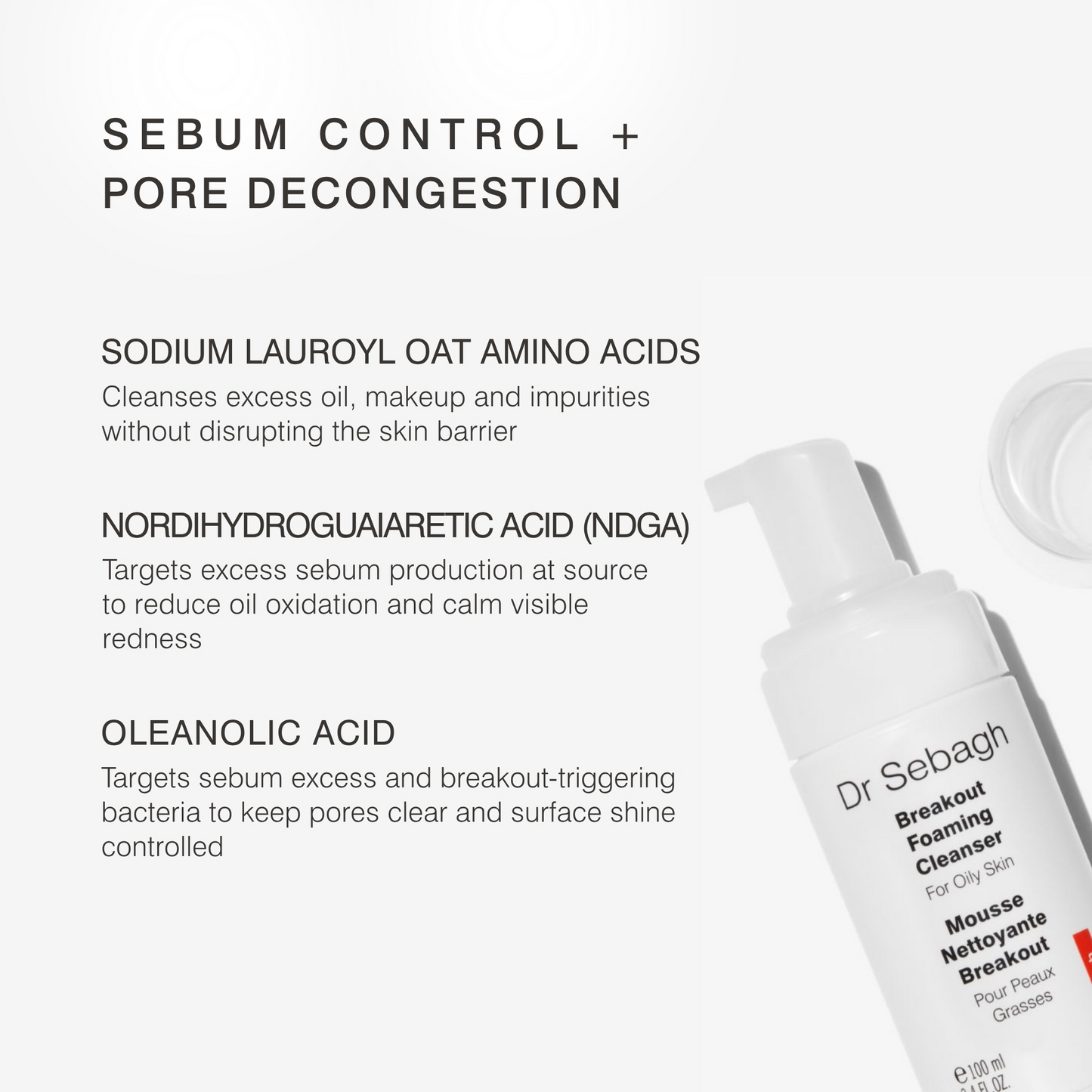 Dr Sebagh Breakout Foaming Cleanser (100ml)