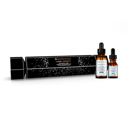 SkinCeuticals Clear + Correct Christmas Cracker- SkinCeuticals Silymarin CF (30ml) + SkinCeuticals Blemish + Age Defense (15ml)