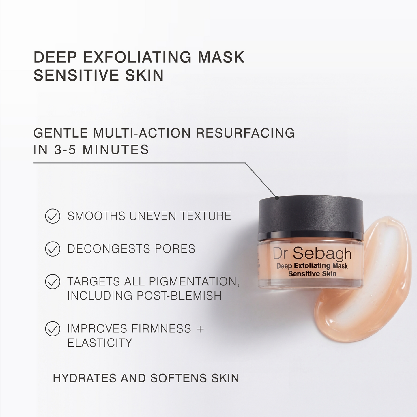 Dr Sebagh Deep Exfoliating Sensitive Mask (50ml)