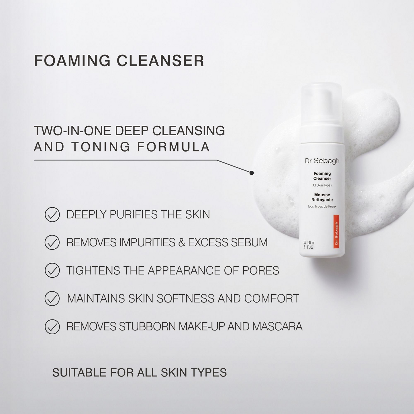 Dr Sebagh Foaming Cleanser (150ml)
