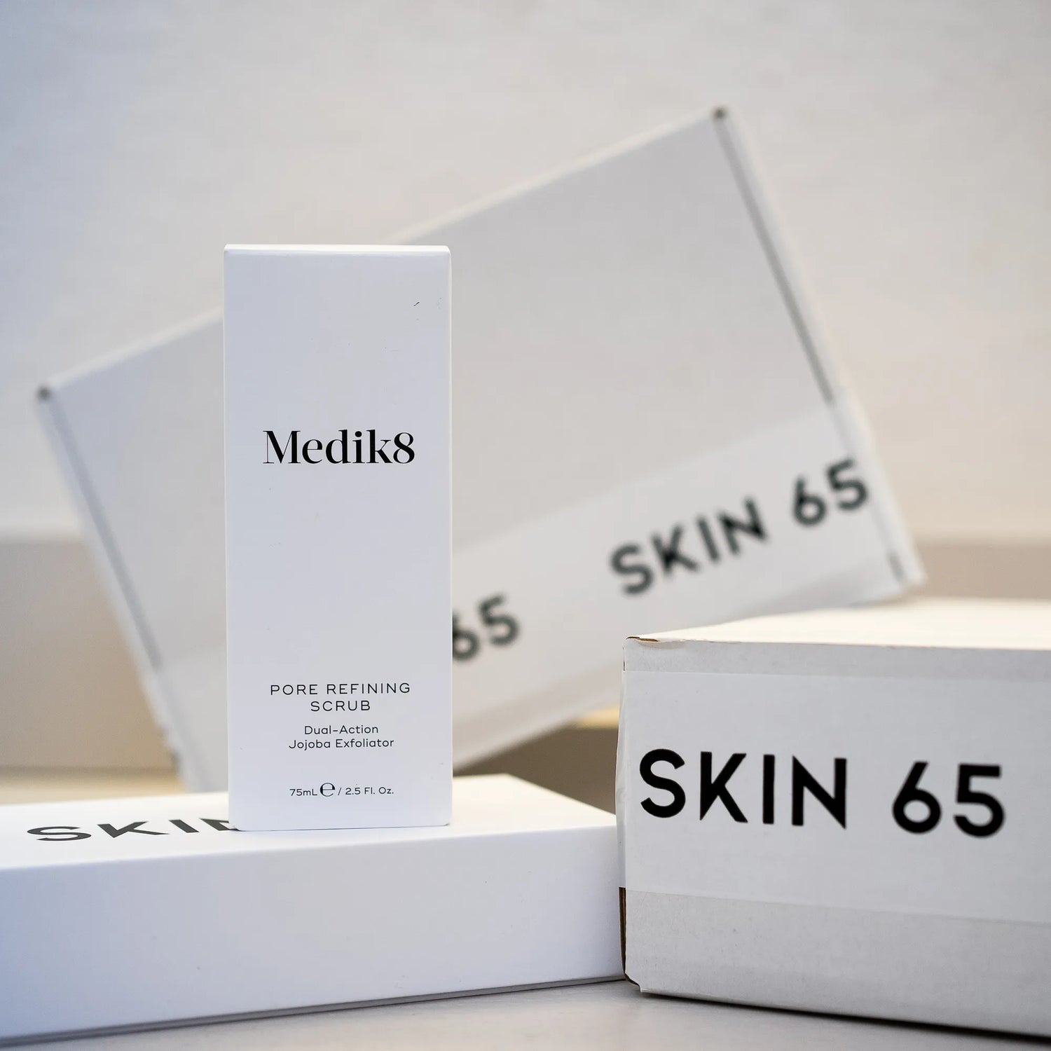 Medik8 Pore Refining Scrub 75ml in the Box at Skin 65 London 