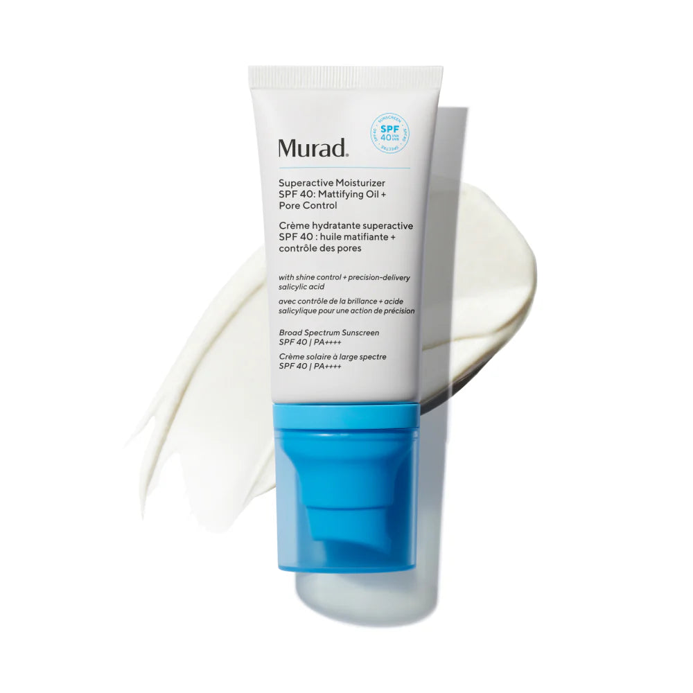 Murad Superactive Moisturiser SPF 40 Mattifying Oil + Pore Control (50ml)