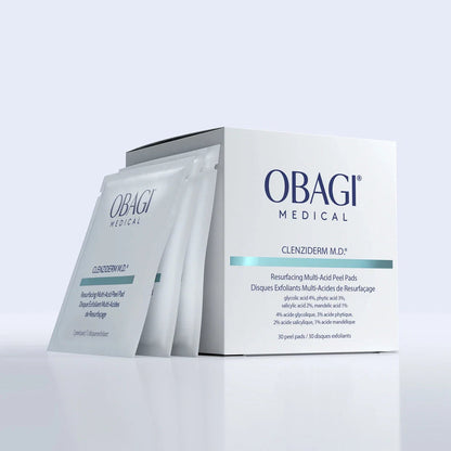 Obagi CLENZIderm M.D. Resurfacing Multi Acid Peel Pads (30 Pads)