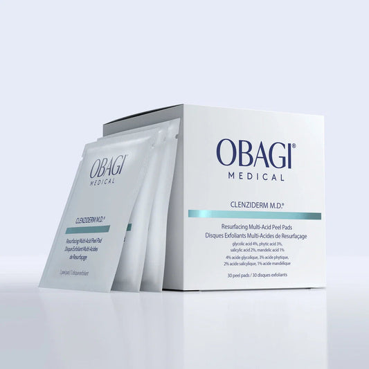 Obagi CLENZIderm M.D. Resurfacing Multi Acid Peel Pads (30 Pads)