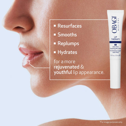 Obagi Lip Therapy | AHA+PHA Smoothing Micro-Peel (15ml)