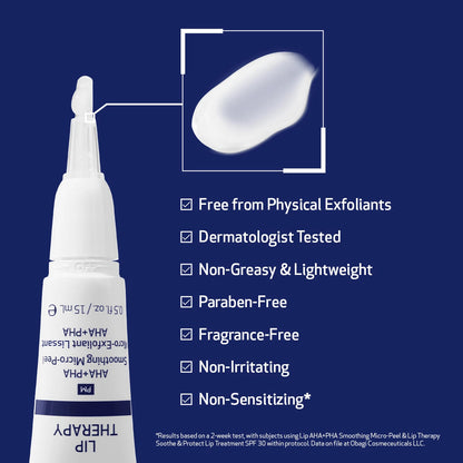 Obagi Lip Therapy | AHA+PHA Smoothing Micro-Peel (15ml)