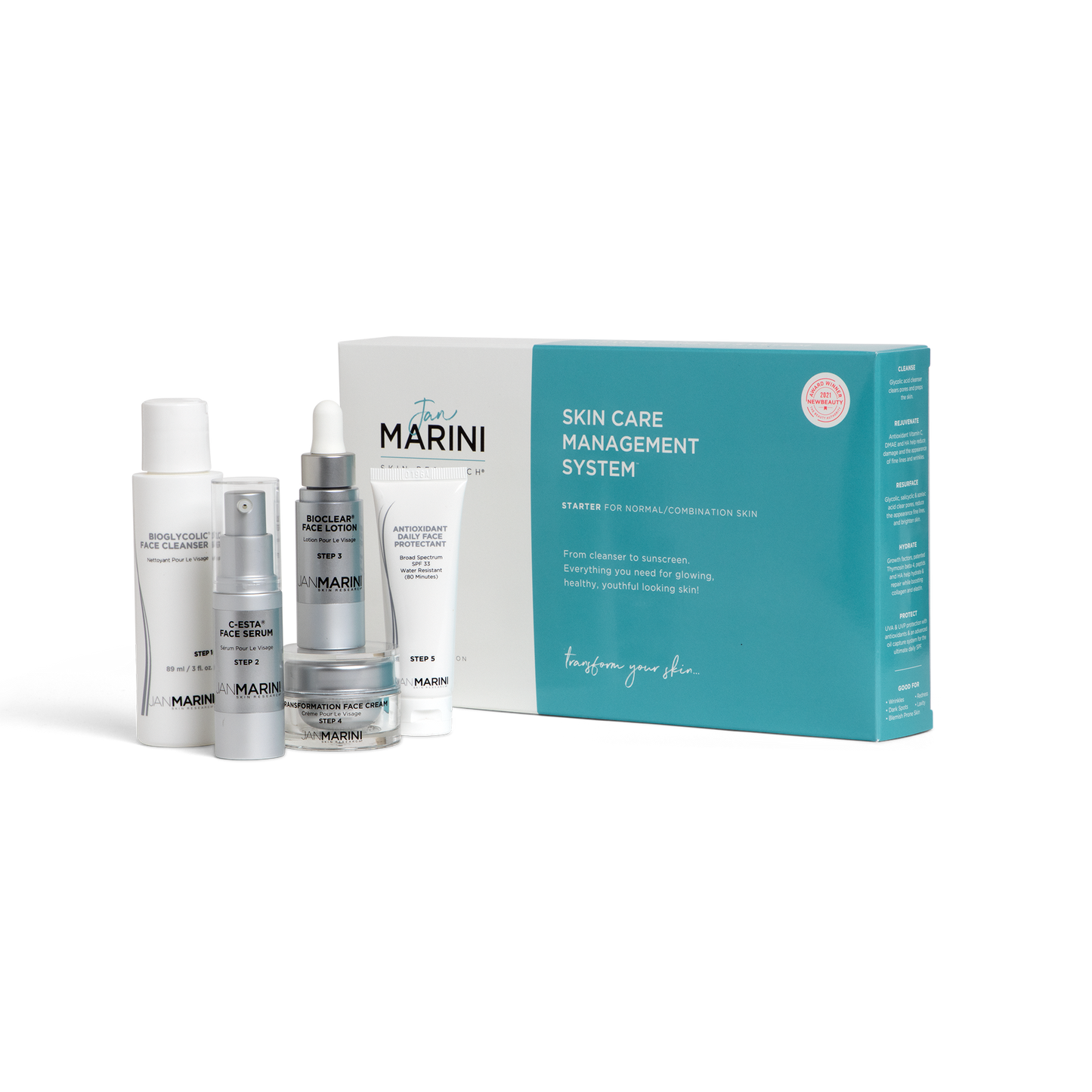 Jan Marini Starter Skin Care Management System Normal/Combo