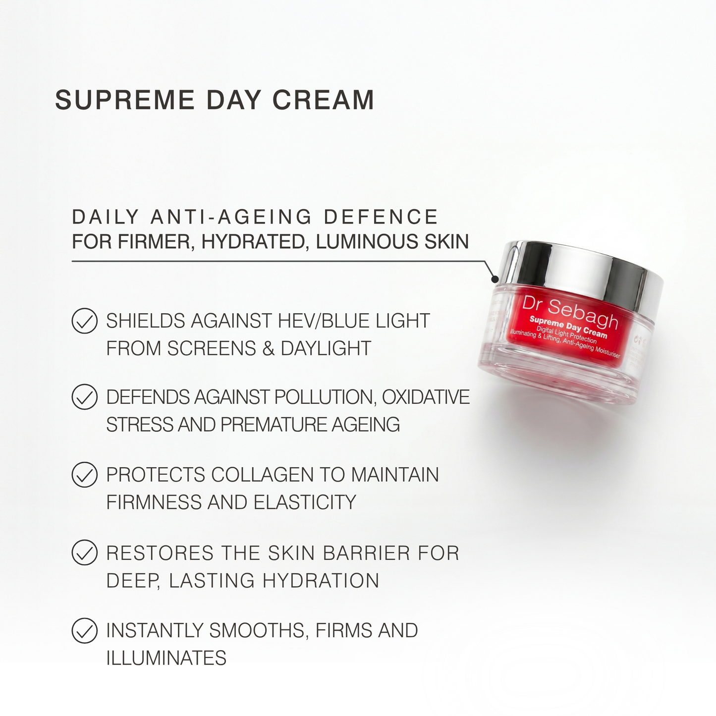 Dr Sebagh Supreme Day Cream (50ml)