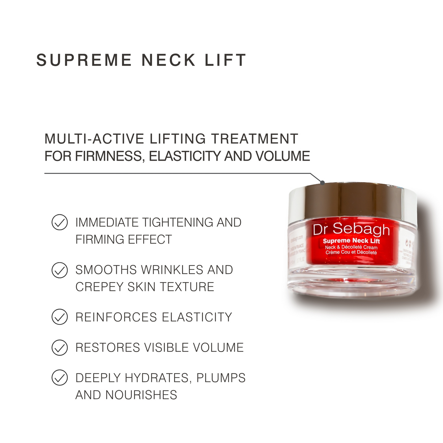 Dr Sebagh Supreme Neck Lift (50ml)