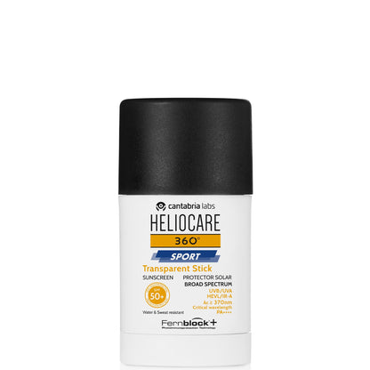 Heliocare 360° Sport Transparent Stick SPF50+ (25g)